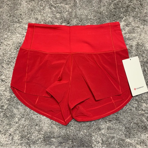 NWT Lululemon Speed Up HR Short 2.5" *Dark Red - Picture 1 of 4